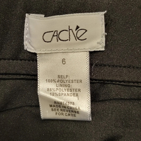 COPY - Cache Blue Black striped color block strapless maxi dress size 6 - Picture 7 of 7